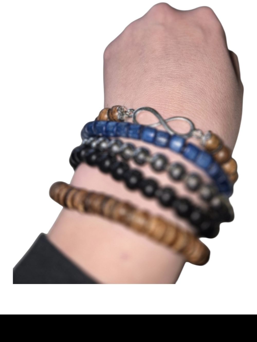 Handcrafted Beaded Bracelet Stack • Boho Artisan Jewelry • Gift Ready 247 - Picture 3 of 7
